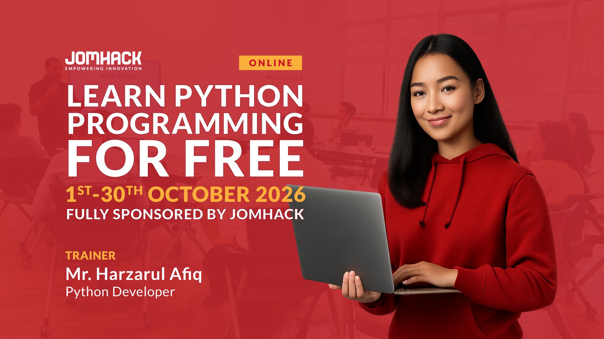 JomHack Python Bootcamp - Oct 2026